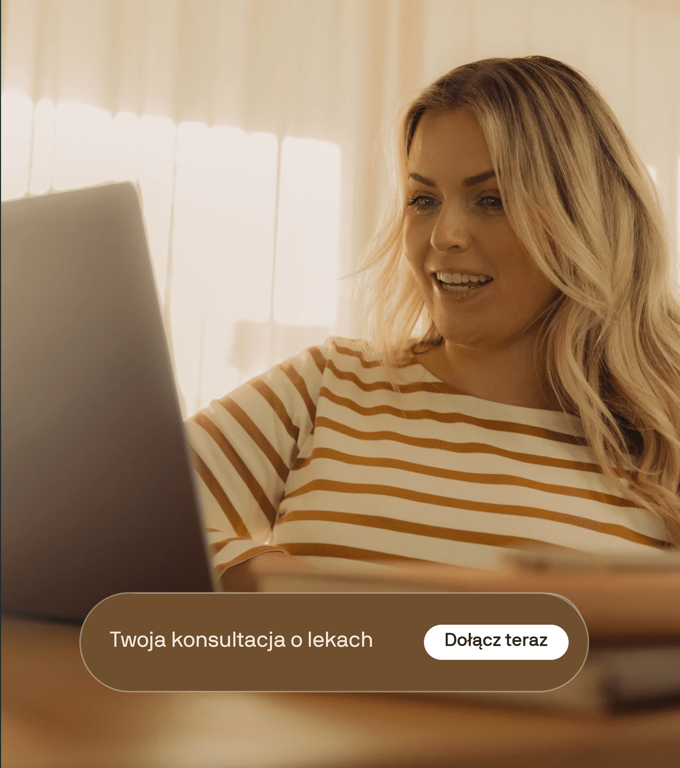 Pacjentka uczestnicząca w konsultacji o lekach